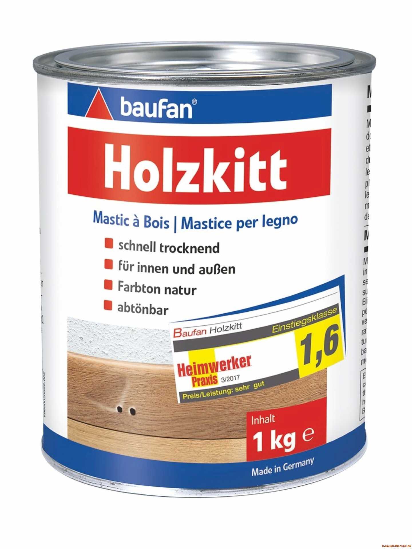 Baufan Holzkitt 200 g natur  Holzspachtel Holzpaste & Holzkitt 